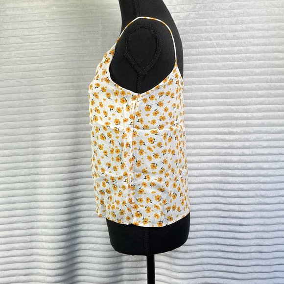 Cotton On White Floral Print Camisole - Picture 3 of 5